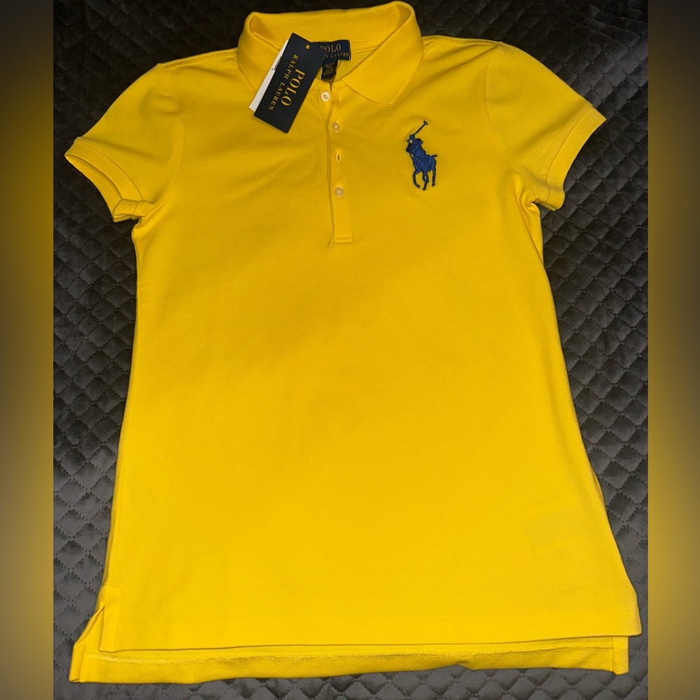 Yellow Polo Ralph Lauren Pony shirt